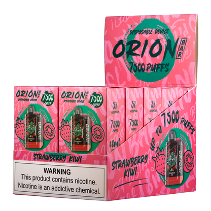 BUY 1 GET 1 FREE Strawberry Kiwi Orion Bar 7500 | Vape Amazon India