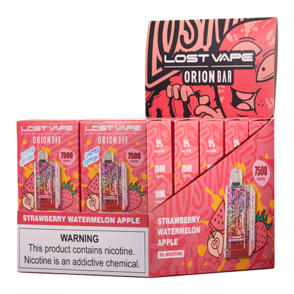 BUY 1 GET 1 FREE Strawberry Watermelon Apple Orion Bar 7500 | Vape Amazon India