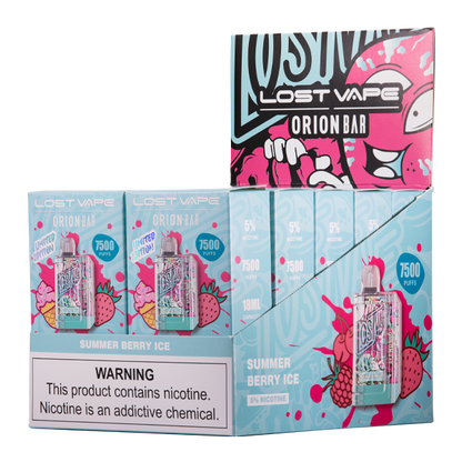 BUY 1 GET 1 FREE Summer Berry Ice Orion Bar 7500 | Vape Amazon India