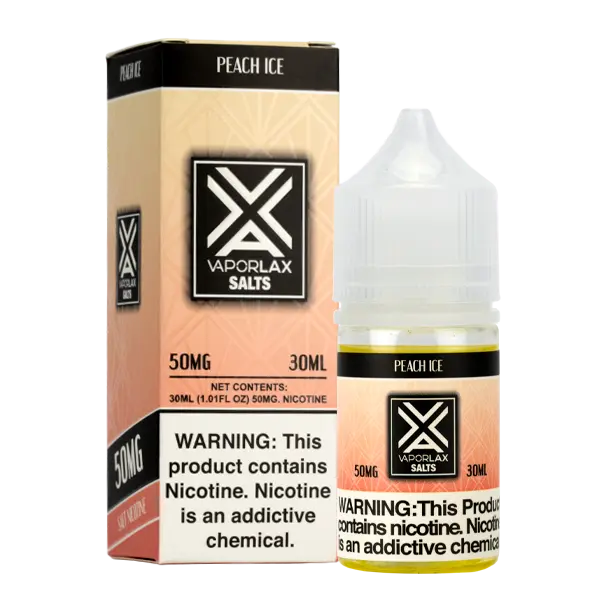 BUY 1 GET 1 FREE Peach Ice VaporLax Salt | Vape Amazon India VaporLax