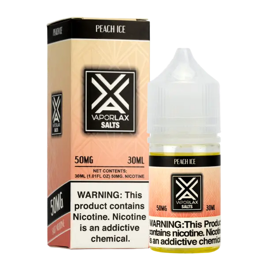 BUY 1 GET 1 FREE Peach Ice VaporLax Salt | Vape Amazon India