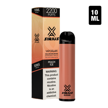 BUY 1 GET 1 FREE Peach Ice by Sirius | Vape Amazon India