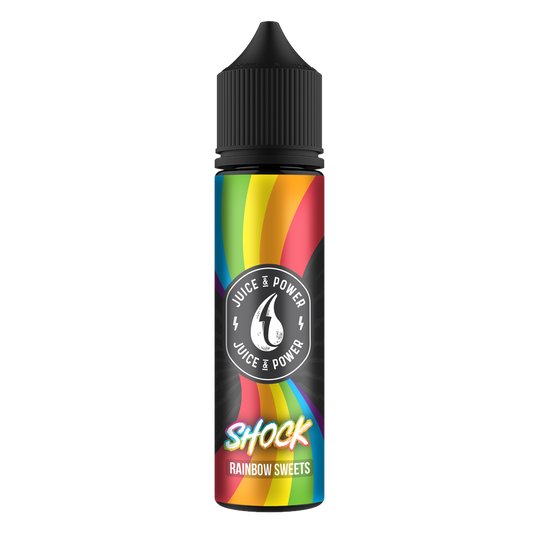 Juice N Power Shock Rainbow Sweets 50ml Shortfill E-Liquid