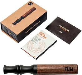 FÜM Sorano Flavored Air Device | Naturally Switch From Bad Habits | Premium Walnut Barrel and Onyx Black Mouthpiece