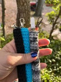 Crocheted Slim Pen Vape keychain