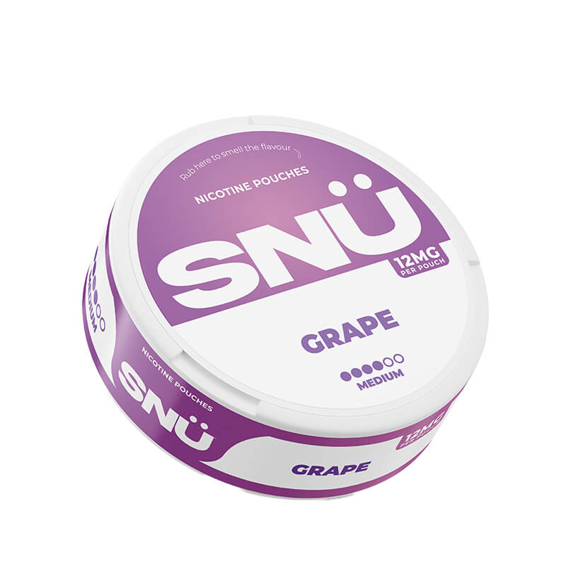 SNU Grape Nic Pouches by Bar Juice
