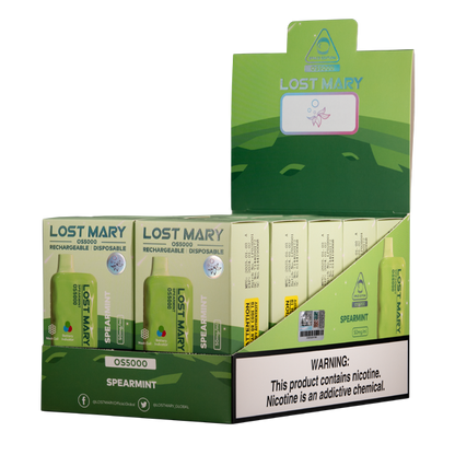 BUY 1 GET 1 FREE Spearmint Lost Mary OS5000 | Vape Amazon India