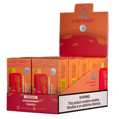BUY 1 GET 1 FREE Strawberry Mango Lost Mary OS5000 | Vape Amazon India