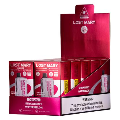 BUY 1 GET 1 FREE Strawberry Watermelon Lost Mary OS5000 Luster | Vape Amazon India