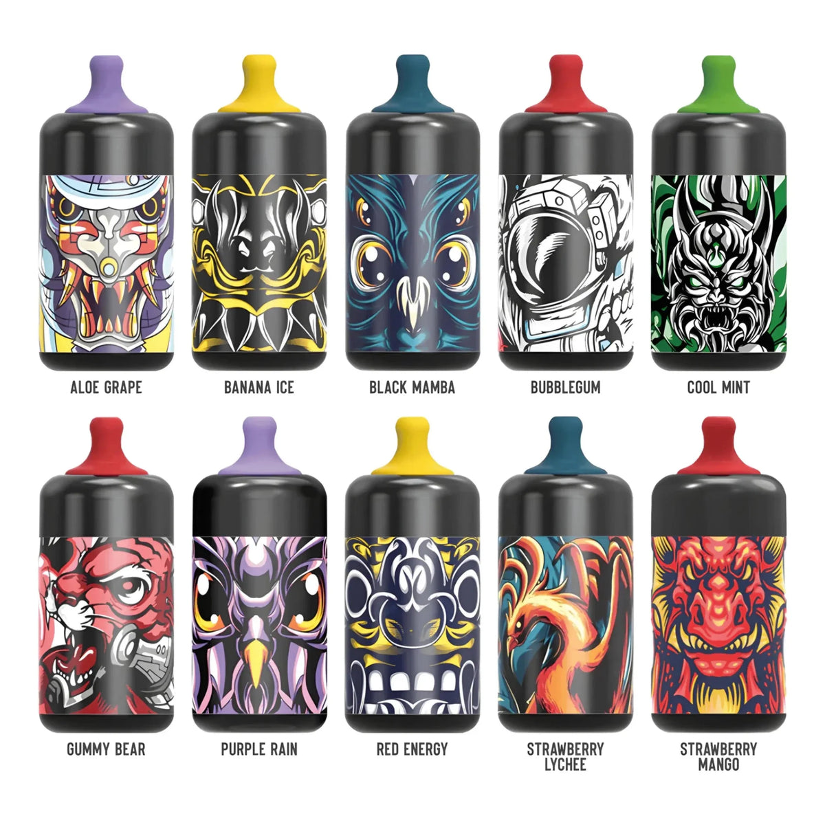 Tugboat Ultra Rechargeable Water Bottles with Vibrant Cartoon Designs