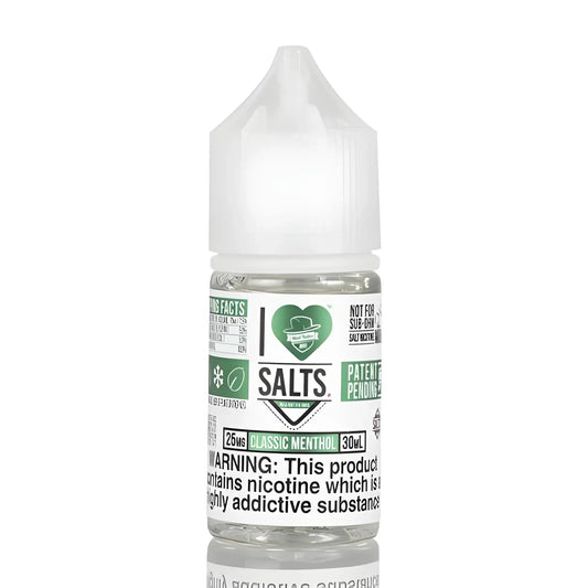 Classic Menthol Love Salts 30ml Premium Nic Salt E-Liquid