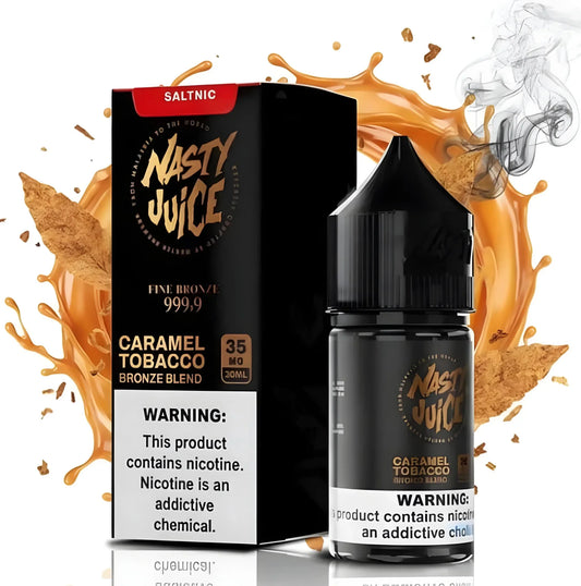 Caramel Tobacco- Nasty Juice | 30ML Nic Salt | 35MG,50MG | Vape Mash India