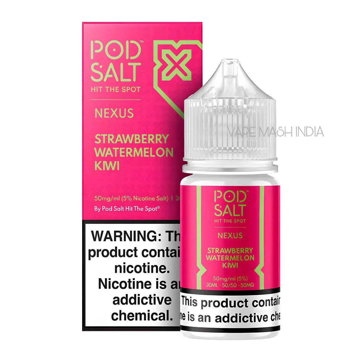Pod Salt Nexus Strawberry Watermelon Kiwi 30ml Vape Juice
