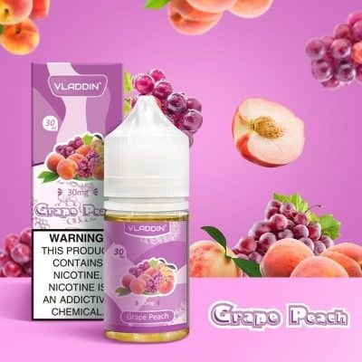 Vladdin Nic Salt - Grape Peach