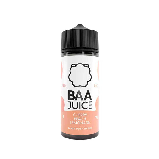 Baa Juice Cherry Peach Lemonade Shortfill 100ml E-Liquid
